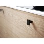 S Buton TRANSIT negru mat lungime 24.8mm